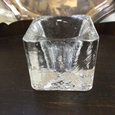 Подсвечник Куб 7,5 см AGA FRIGOSCANDIA хрусталь Швеция