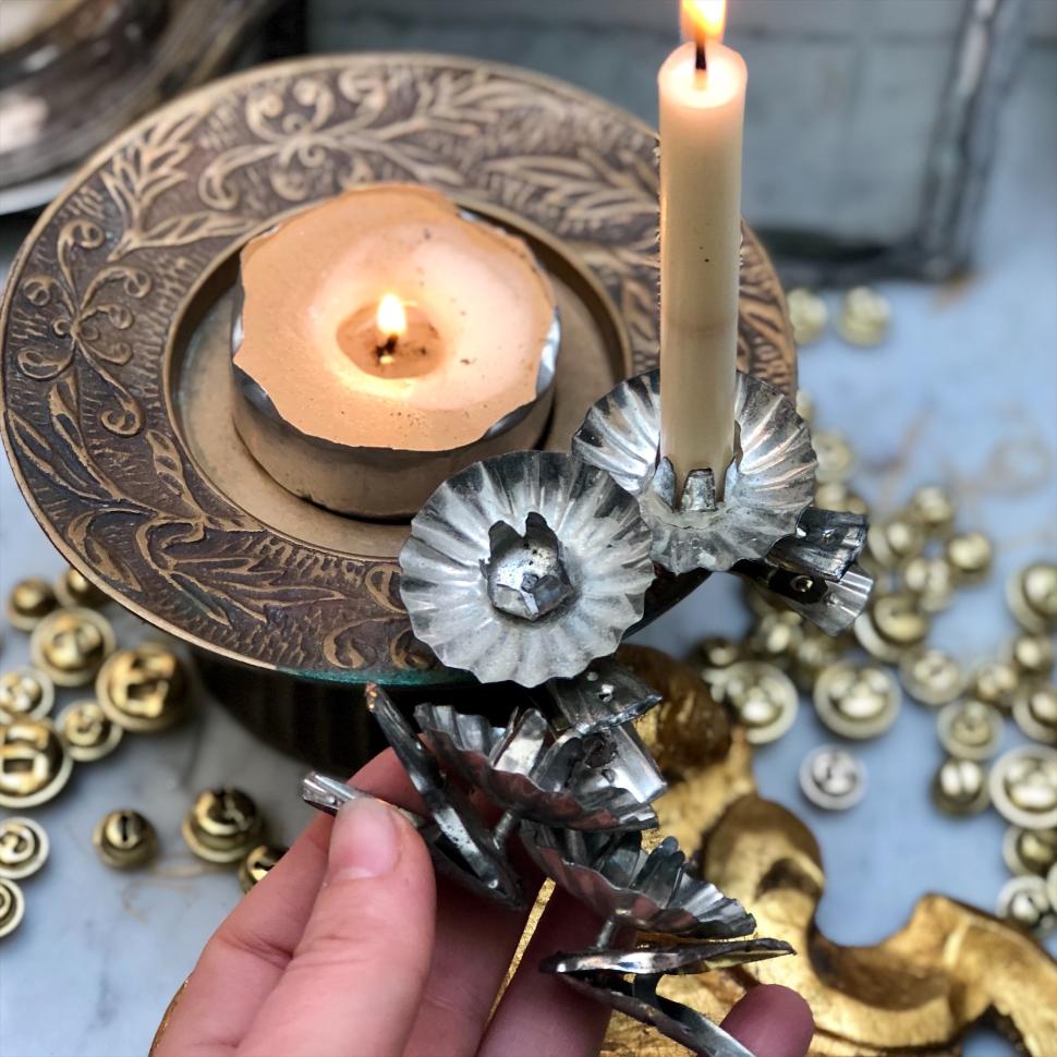 Подсвечник прищепка 5 см металл