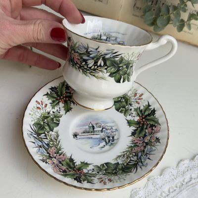 Чайная пара Paragon Winter Floral by Majesty the Queen 200 мл Англия