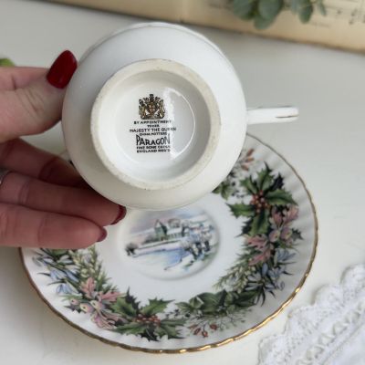 Чайная пара Paragon Winter Floral by Majesty the Queen 200 мл Англия