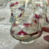 Сахарница 9 см стекло витраж Румыния