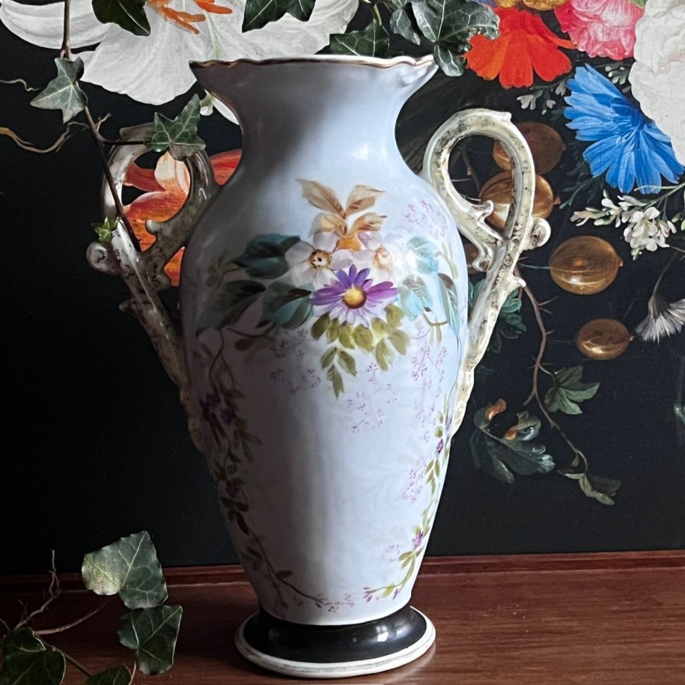 Ваза 26 см фарфор ручная роспись