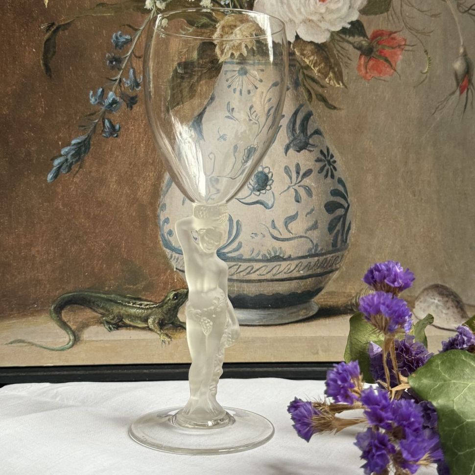 Бокал на матовой ножке Bayel Crystal Мужская фигура 150 мл Франция