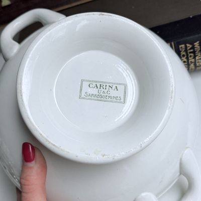 Супница террин 1.2 л CARINA U&C SARREGUEMINES Франция