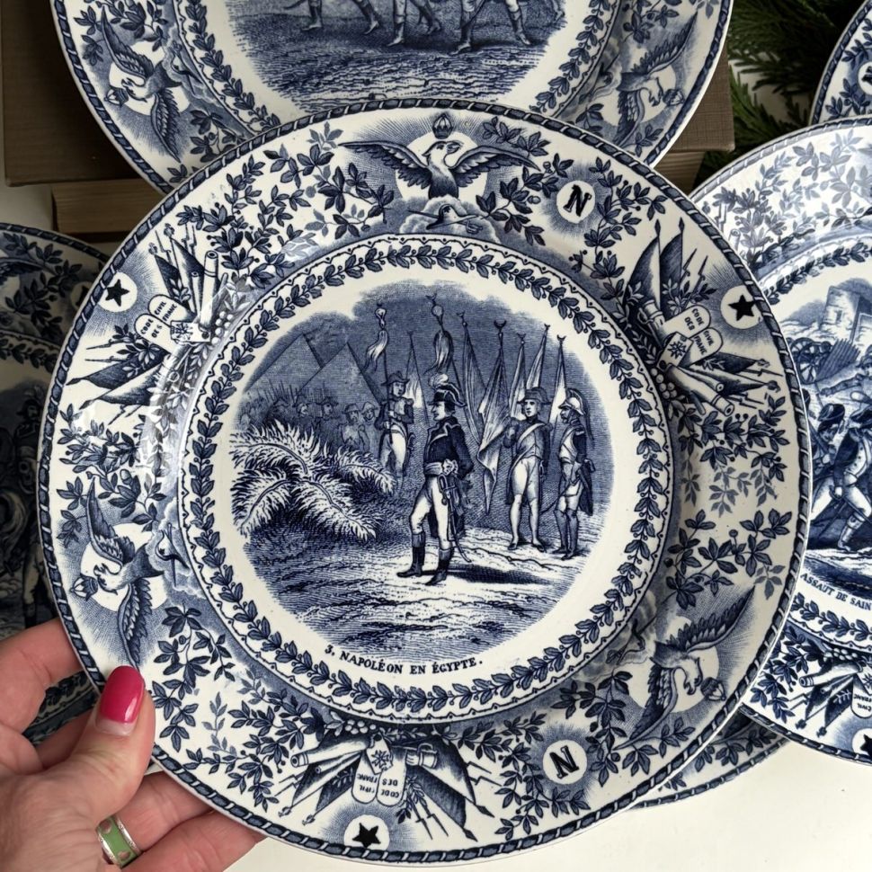 Тарелка говорящая Maastricht Napoleon en Egypte 23 см Голландия