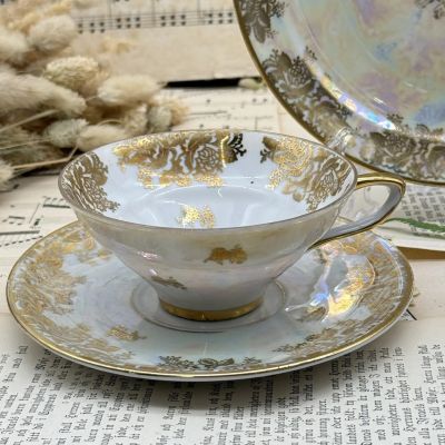 Чайное трио Unger & Schilde Roschutz 150 мл фарфор Германия 