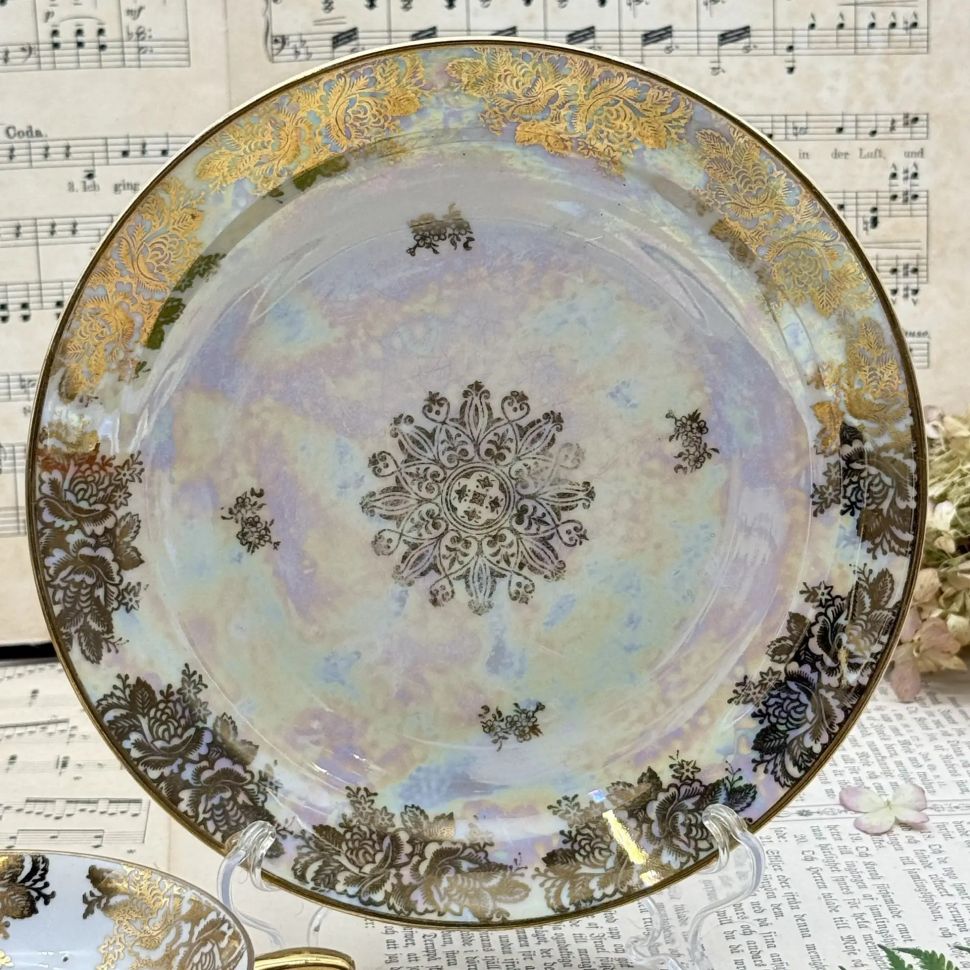 Чайное трио Unger & Schilde Roschutz 150 мл фарфор Германия 