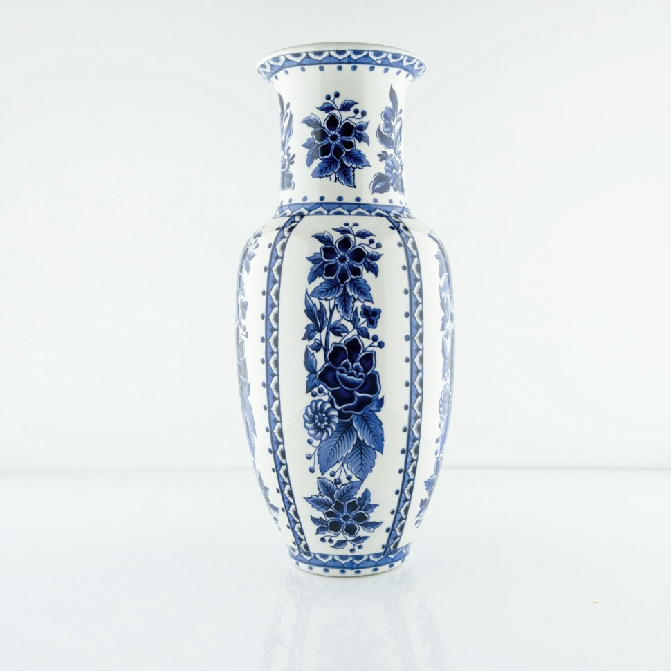 Ваза большая Delft сине-белая