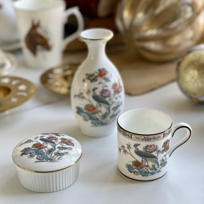 Шкатулка Wedgwood Kutani Crane райская птица