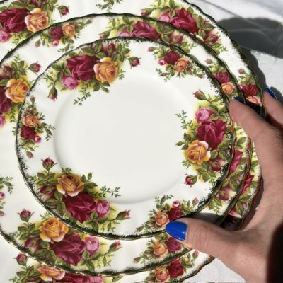 Тарелка для хлеба Royal Albert Old Country Rose 16 см Англия