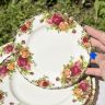 Тарелка для хлеба Royal Albert Old Country Rose 16 см Англия