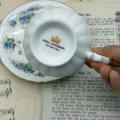 Чайная пара Royal Canterbury 160 мл Англия фарфор 