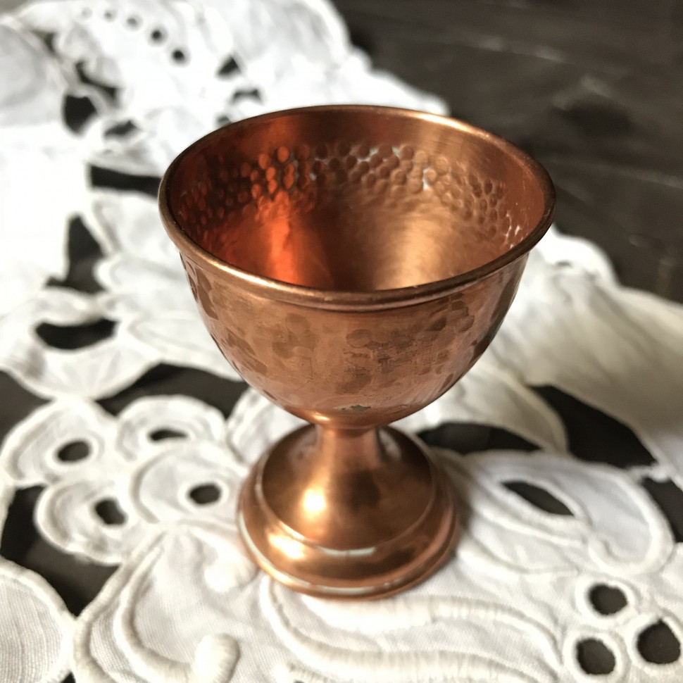 Подставка для яиц медь