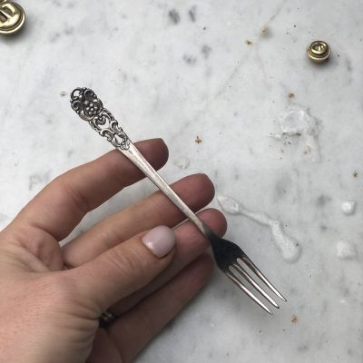 Вилка десертная 12,5 см мельхиор