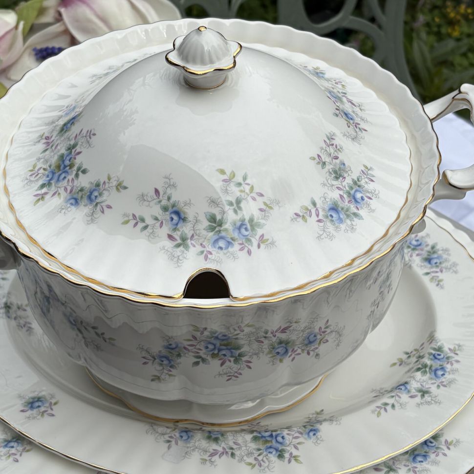 Супница Royal Albert Blue Blossom 4 л Англия