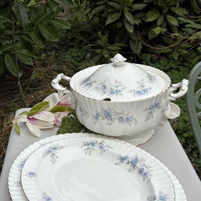 Супница Royal Albert Blue Blossom 4 л Англия