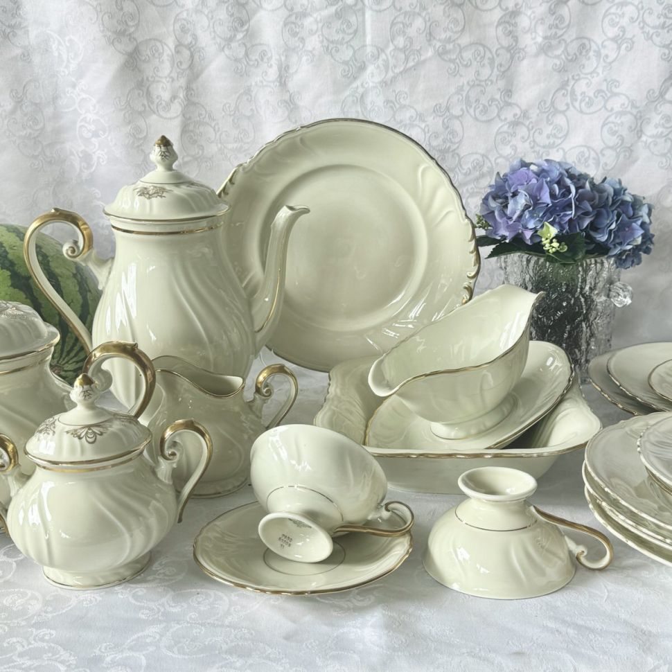 Тарелка глубокая Carl Tielsch Cristine 24 см фарфор Германия