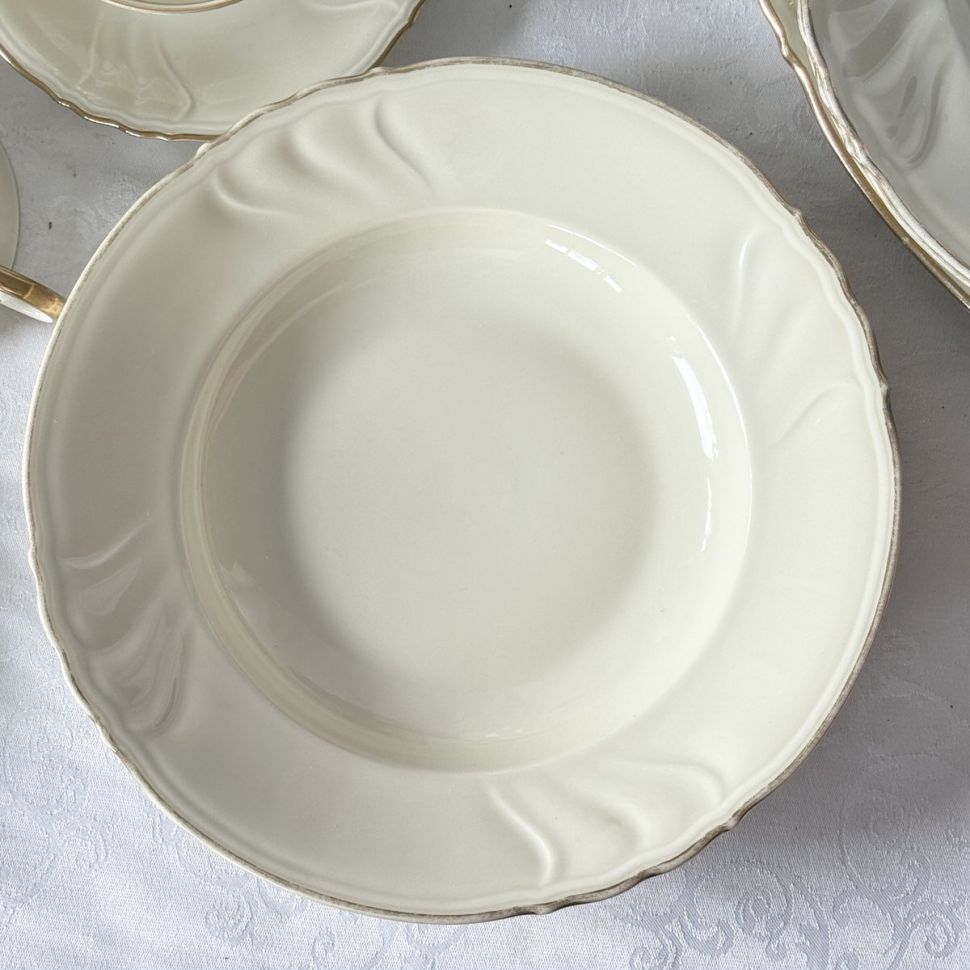 Тарелка глубокая Carl Tielsch Cristine 24 см фарфор Германия