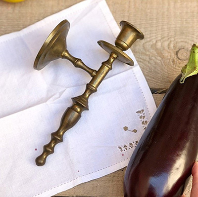 Подсвечник настенный на одну свечу