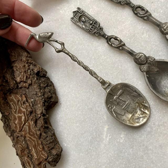 Ложка оловянная 12 см Аист 