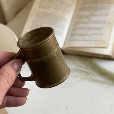 Кружка два дна мерная 50 мл латунь