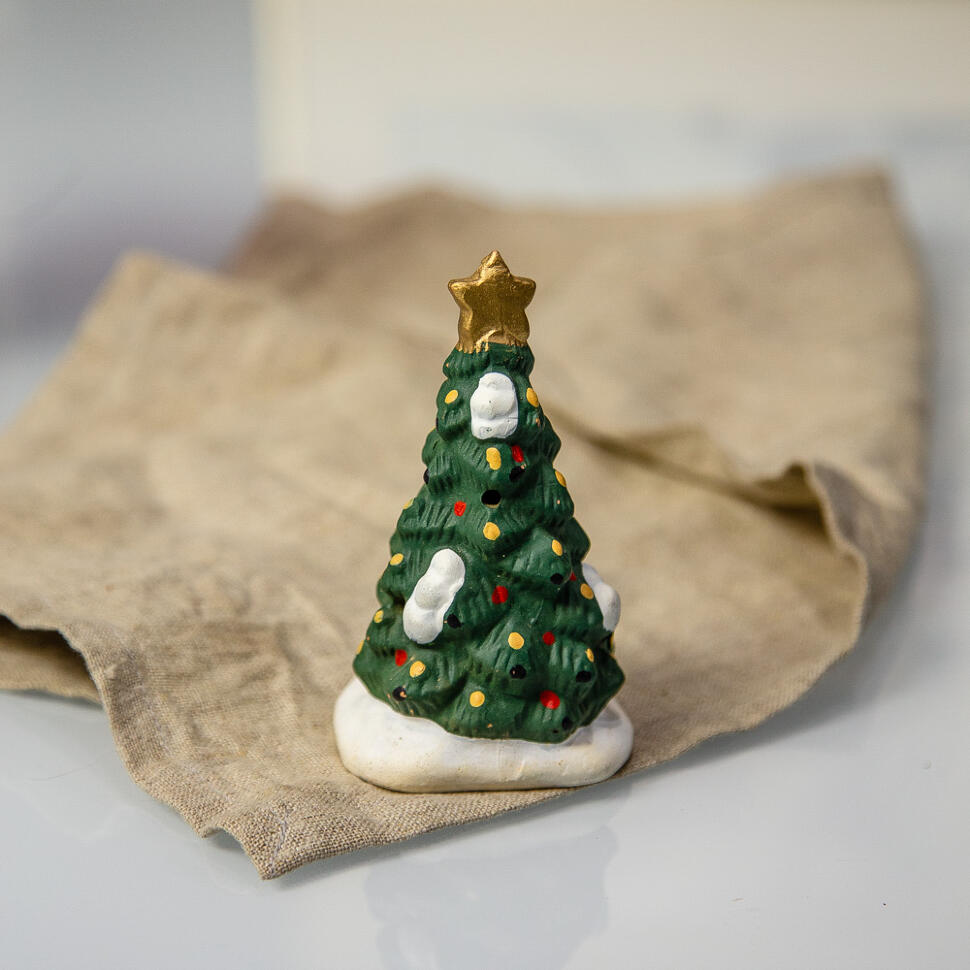 Подставка для аромапалочек Елка керамика