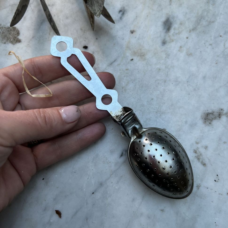 Ситечко для заваривания чая 15 см сталь