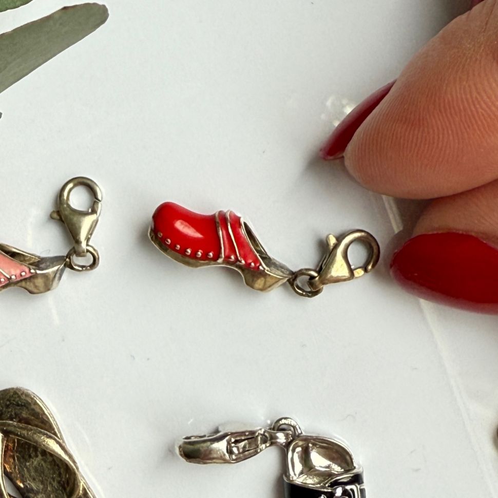 Подвеска шарм Thomas Sabo Сабо красное 2 см 925