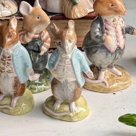 Статуэтка Beatrix Potter Johnny Town-Mouse Royal Albert Англия 1954 г