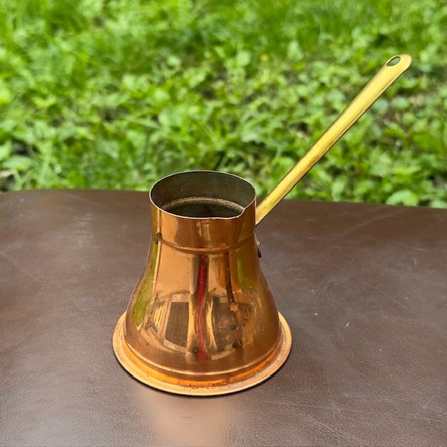 Турка для кофе медь латунь 200 мл Франция