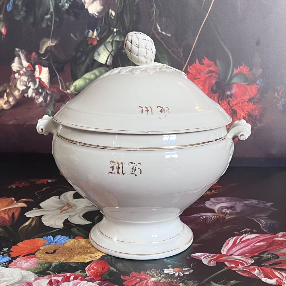 Супница Limoges MB 4 л. фарфор Франция