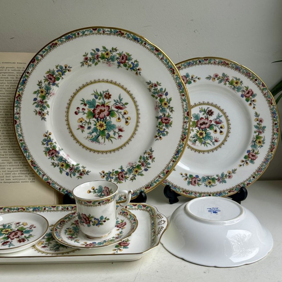 Тарелка Coalport Ming Rose 23 см Англия 