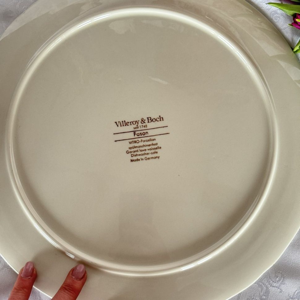 Блюдо для торта ВиллеройБох Fasan 32 см Германия