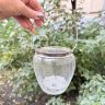 Ледница с ручкой 22 см серебрение хрусталь