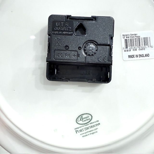 Часы Portmeirion Botanic Garden Poppy 27 см Англия