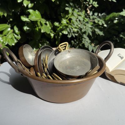 Сковорода 7 см медь латунь 