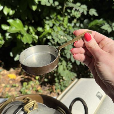 Сковорода 7 см медь латунь 