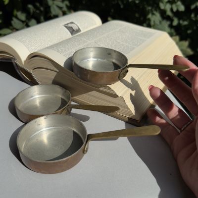 Сковорода 7 см медь латунь 