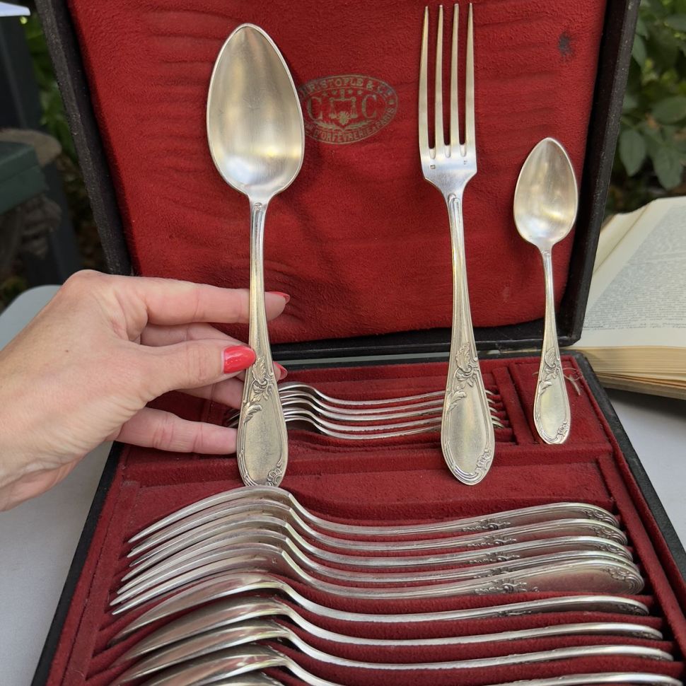 Ложка столовая SFOA 21 см серебрение Франция