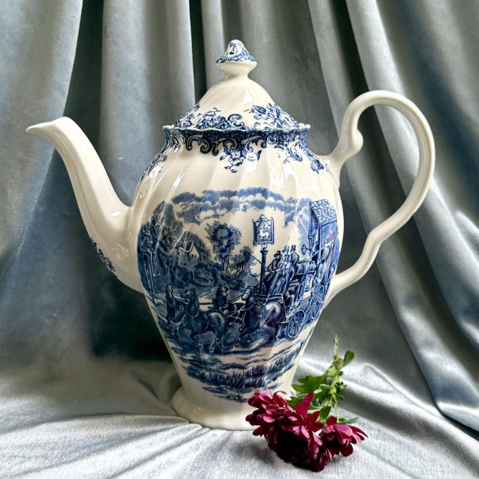 Чайник Johnson Bros Hunting Country 1 л синий Англия 