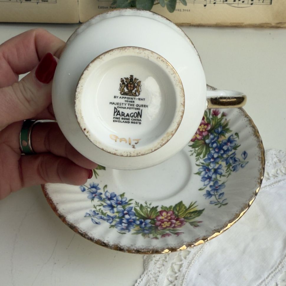 Чайная пара Paragon Wildflower 200 мл Англия 