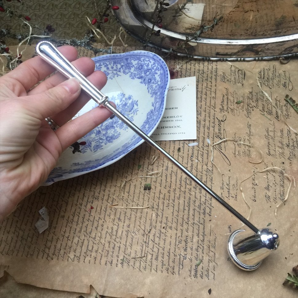 Тушитель свечи серебрение 