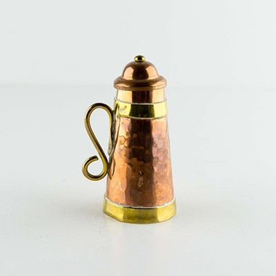 Кружка мини детская посуда медь