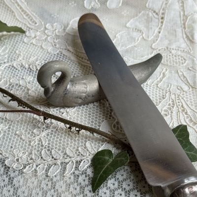 Подставка под приборы порт-куто Лебедь олово