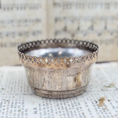 Роузбол 12 см Франция серебрение 