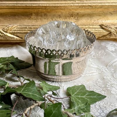 Роузбол 12 см Франция серебрение 