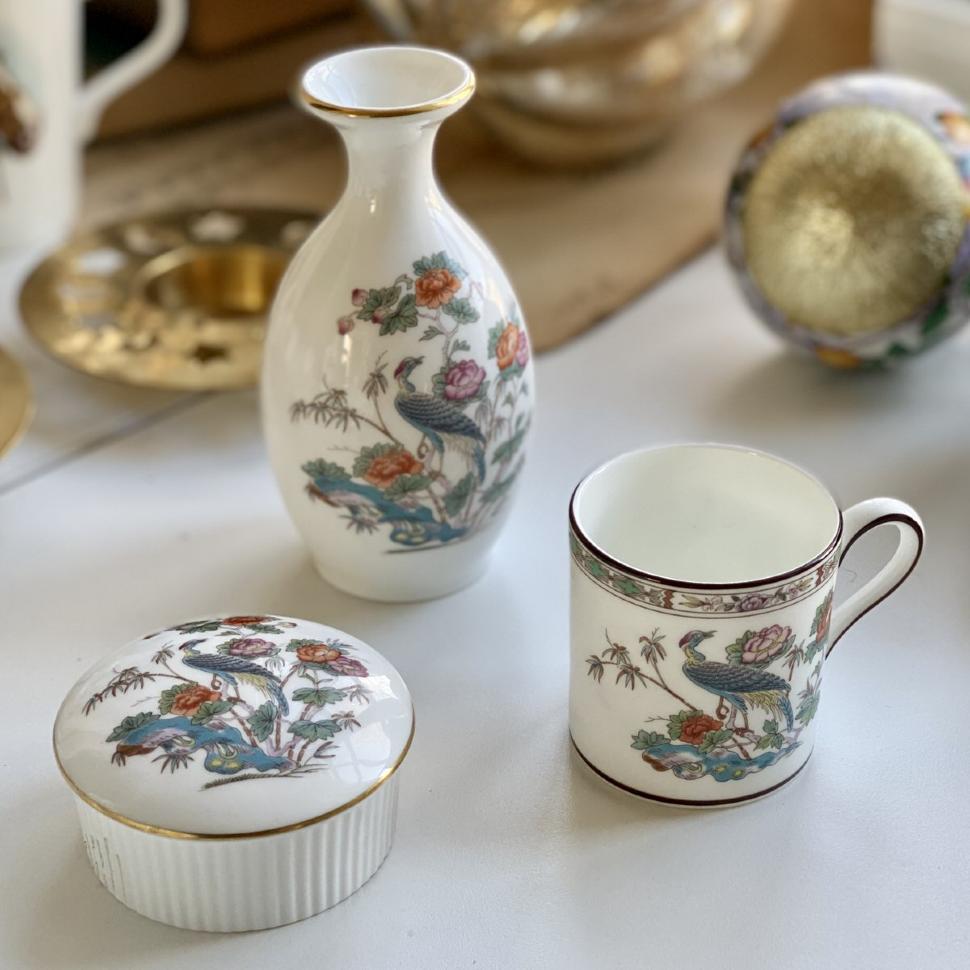 Ваза Wedgwood Kutani Crane райская птица
