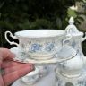 Бульонная пара Royal Albert Blue Blossom 280 мл Англия 