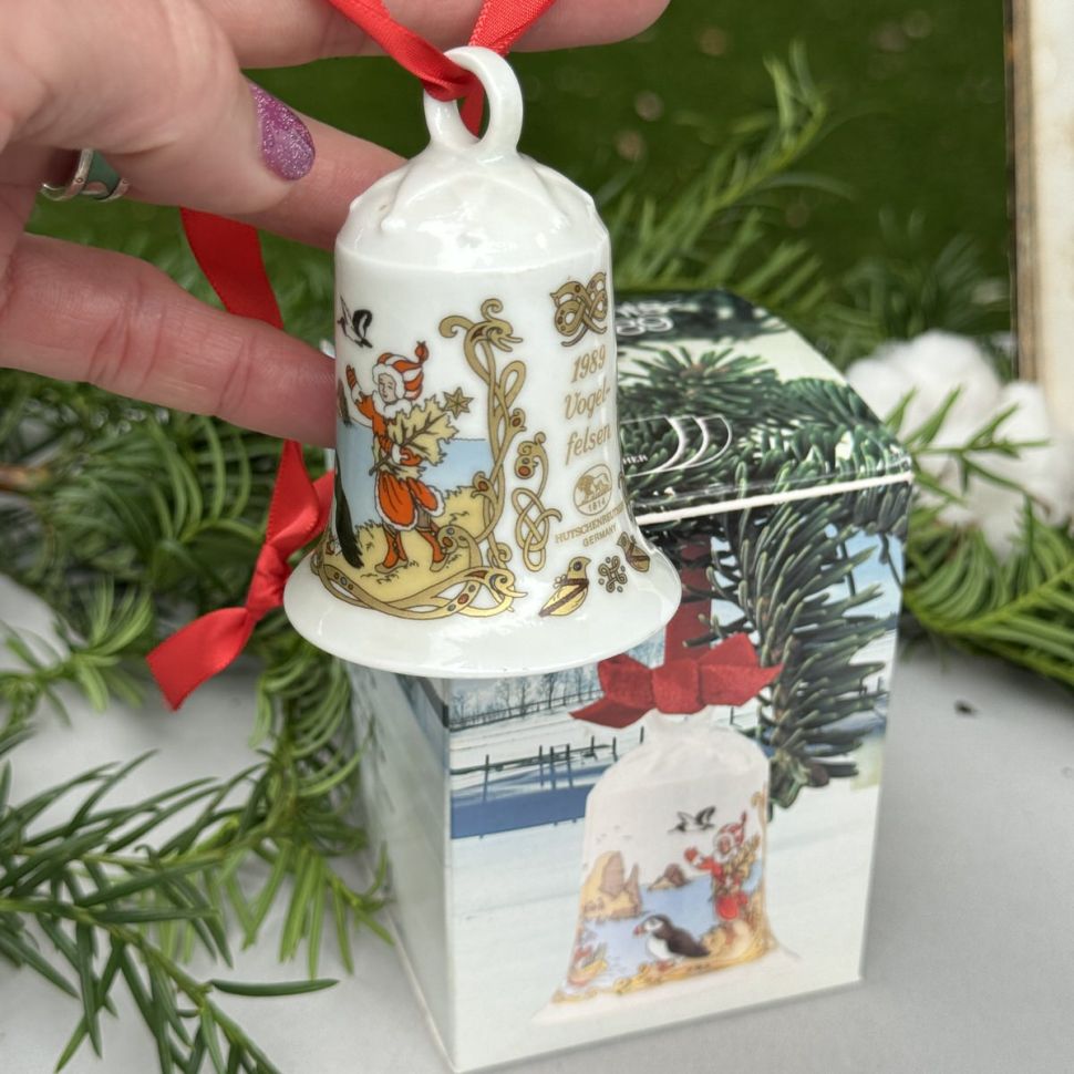 Колокольчик рождественский 1989 Hutschenreuther Германия
