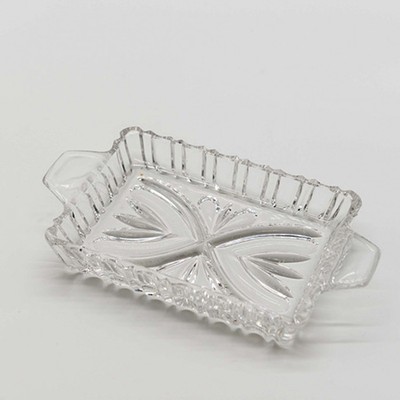 Масленка блюдо с ручками стекло масленка 